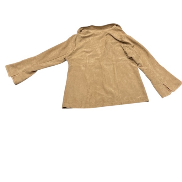 This Fiorlini tan polyester tunic top in size XL,‎ preowned. - Picture 3 of 6